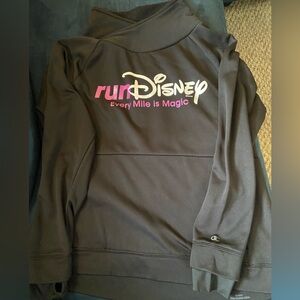 Run Disney Champion performance cow neck sweatshirt, xl